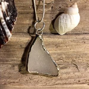 Sea glass necklace